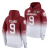 bryce young crimson white men 2022 national championship alabama crimson tide hoodie