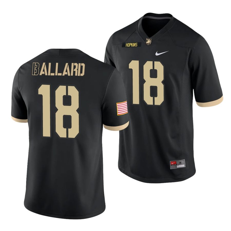 cade ballard black college football army black knights jersey