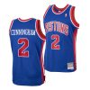 cade cunningham pistons blue hardwood classics 2021 nba draft jersey