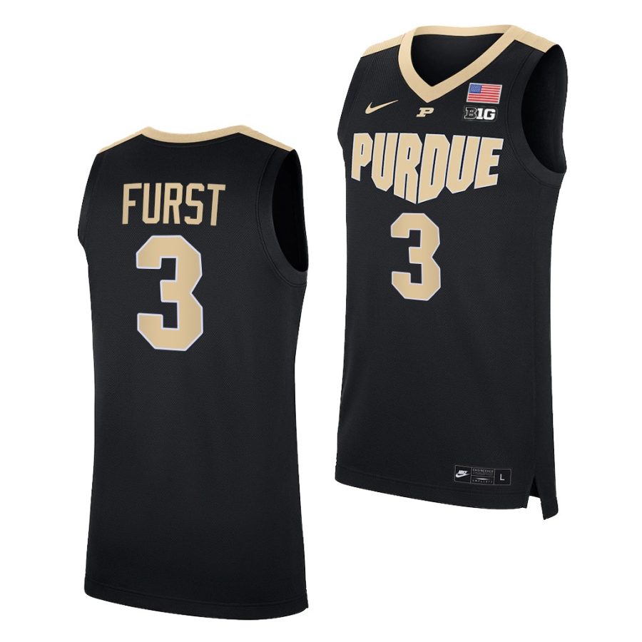 caleb furst black college basketball 2021 22replica jersey