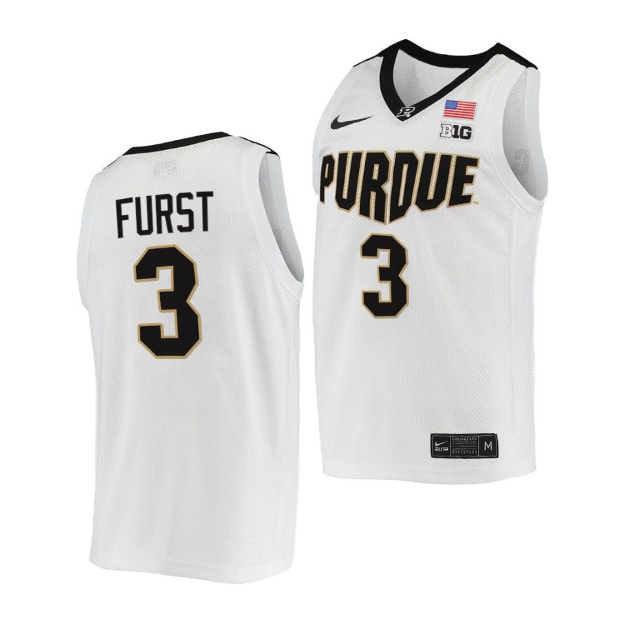 caleb furst white college basketball 2021 22replica jersey