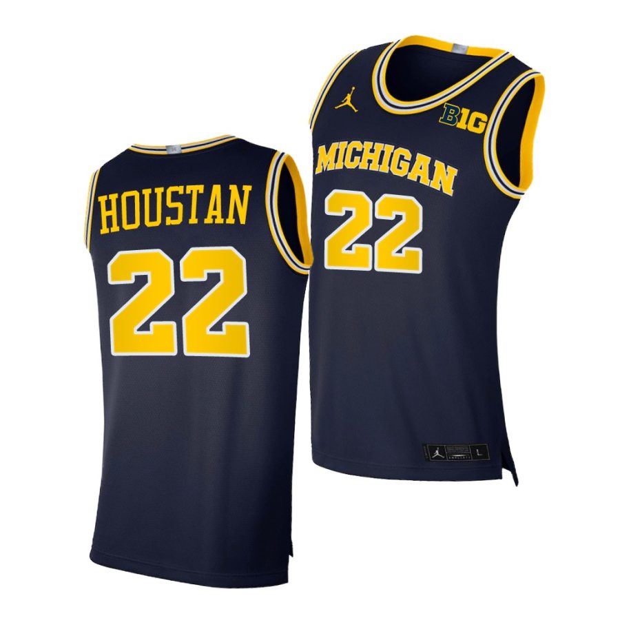 caleb houstan michigan wolverines 2022 nba draft top prospect jersey