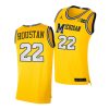 caleb houstan michigan wolverines replica 2021 jersey