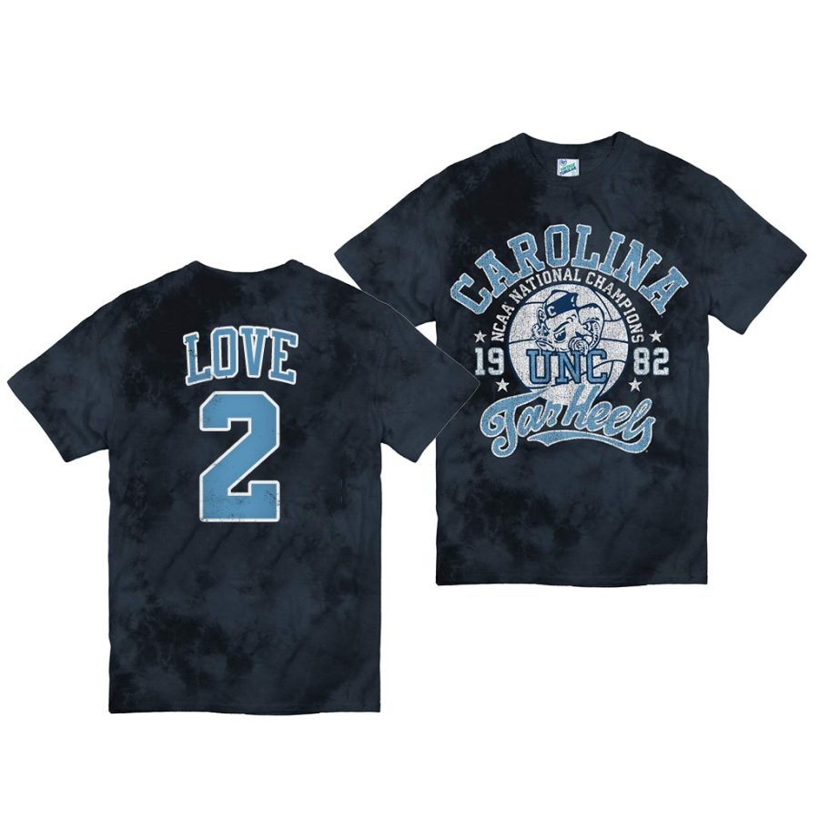 caleb love navy march madness champs retro tie dye t shirt