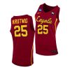 cameron krutwig maroon 2021 march madness sweet 16 loyola chicago ramblers jersey