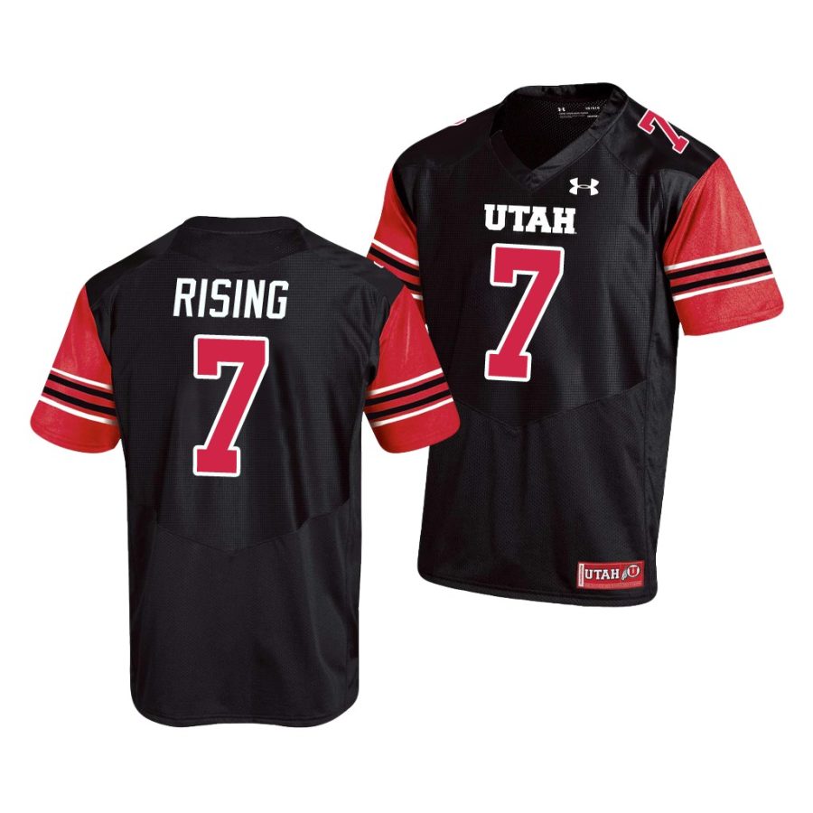 cameron rising black replica men's jersey