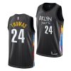 cameron thomas nets black city edition 2021 nba draft jersey