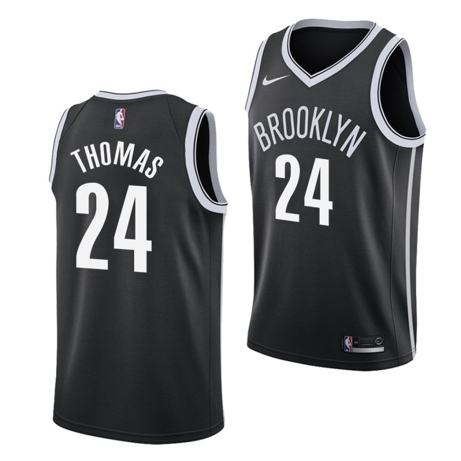 cameron thomas nets black icon edition 2021 nba draft jersey