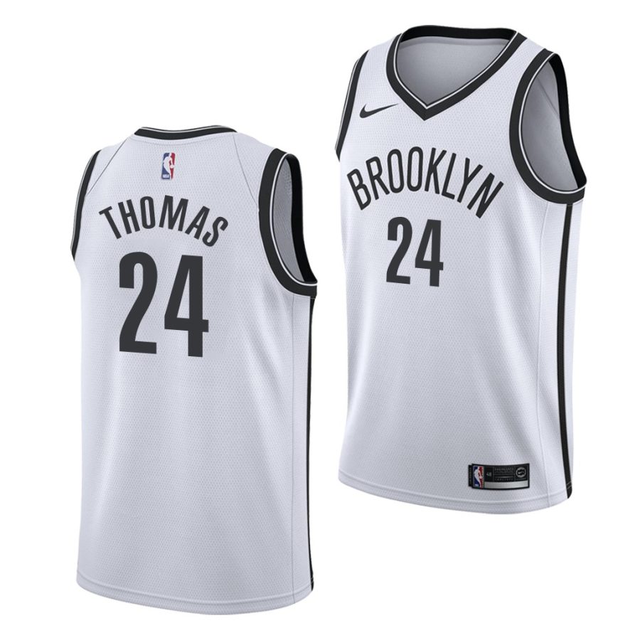 cameron thomas nets white association edition 2021 nba draft jersey