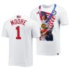 carissa moore replica gold medal 2021 tokyo olymipcs surfing winner white shirt