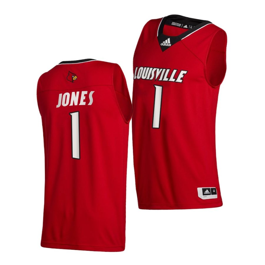 carlik jones louisville cardinals red college basketball 2020 21 swingman jersey