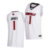 carlik jones louisville cardinals white college basketball 2020 21 swingman jersey