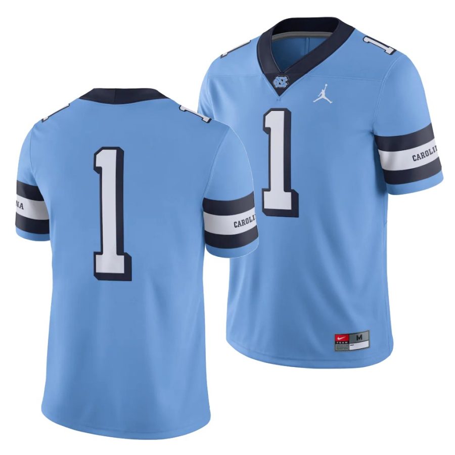 carolina blue college football men's jersey