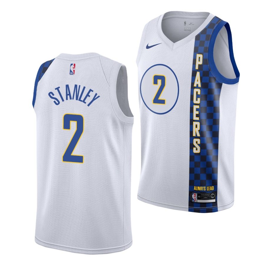 cassius stanley pacers city 2020 nba draft 2020 21 white jersey