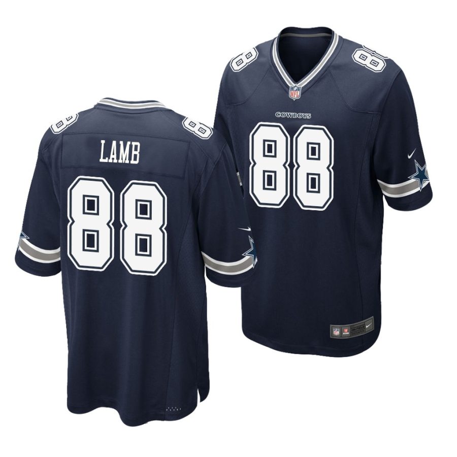 ceedee lamb navy 2020 nfl draft men's jersey 2