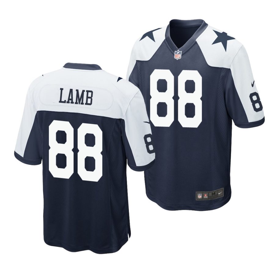 ceedee lamb navy 2020 nfl draft men's jersey 8