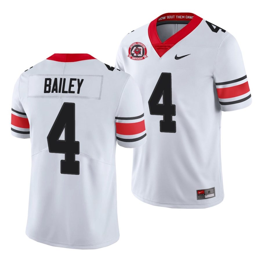 champ bailey white college football men's jersey