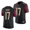 charlie ward black college football florida state seminoles jersey