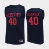 chase johnson navy college basketball men's jersey