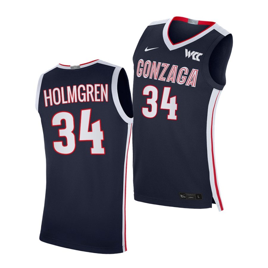 chet holmgren navy college basketball 2021 22elite jersey