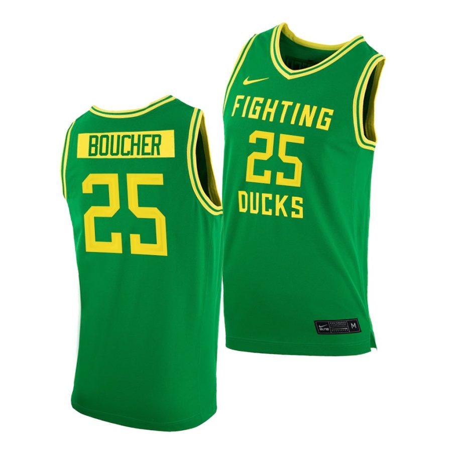 chris boucher green college basketball men jersey