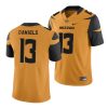 chris daniels gold college football men's jersey