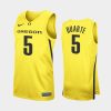 chris duarte yellow replica men's jersey