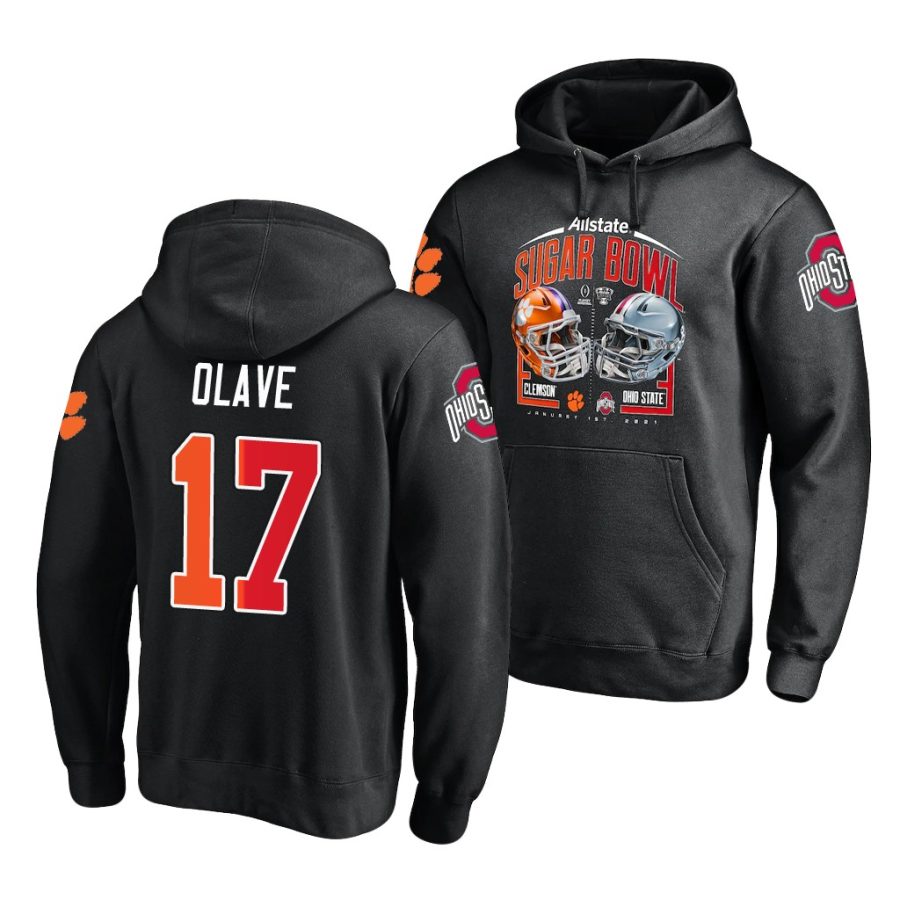 chris olave black 2021 sugar bowl ohio state buckeyes hoodie