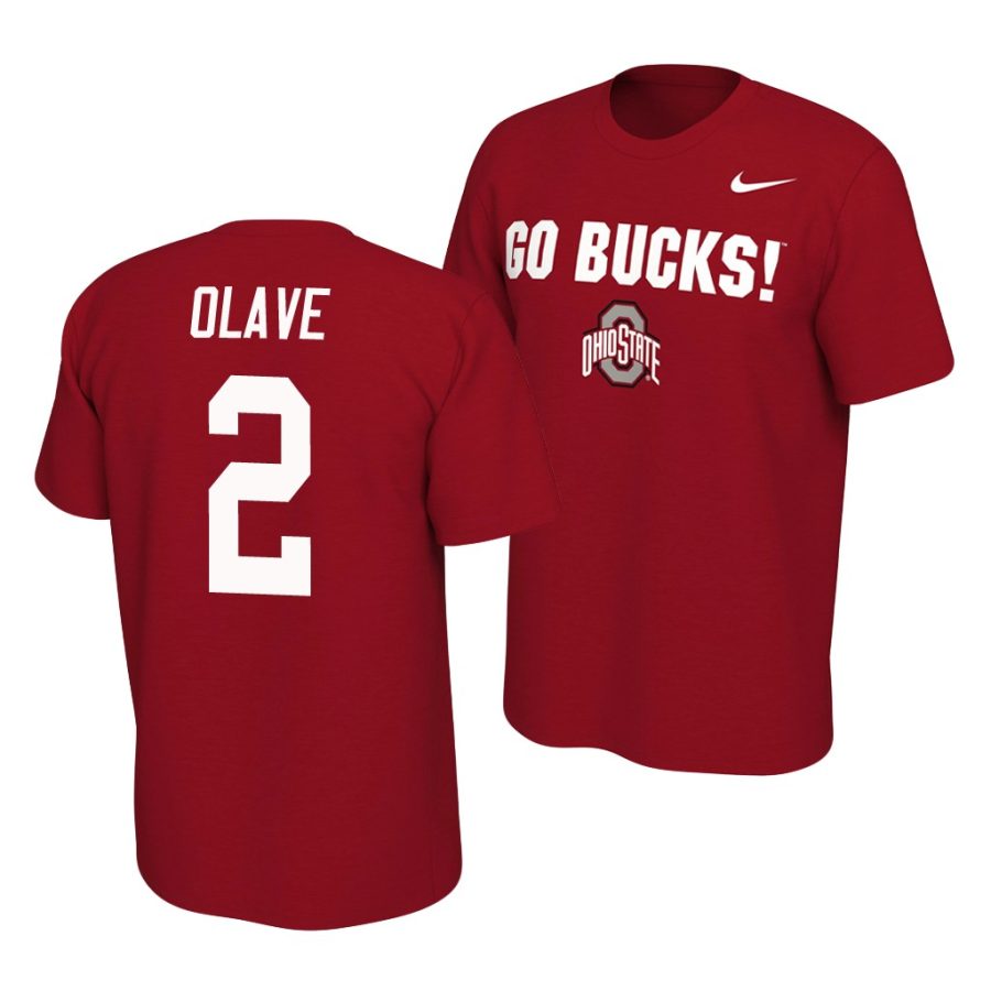 chris olave scarlet college football mantra jersey