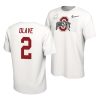 chris olave white college football playoff jersey