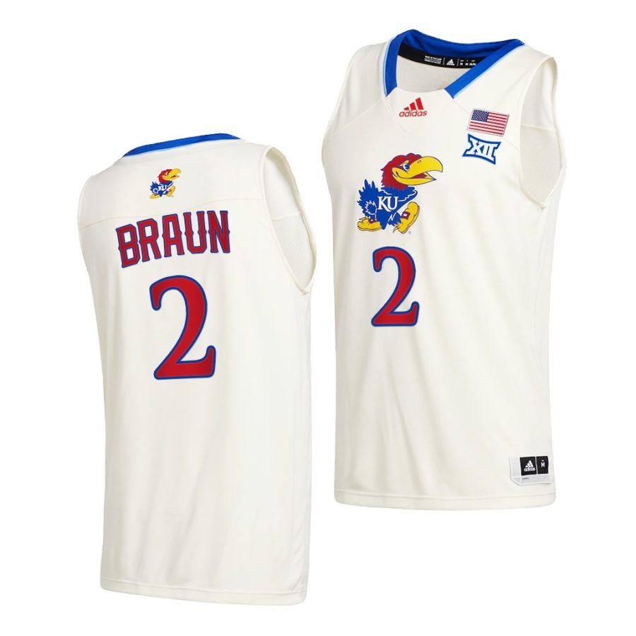 christian braun cream college basketball men jersey