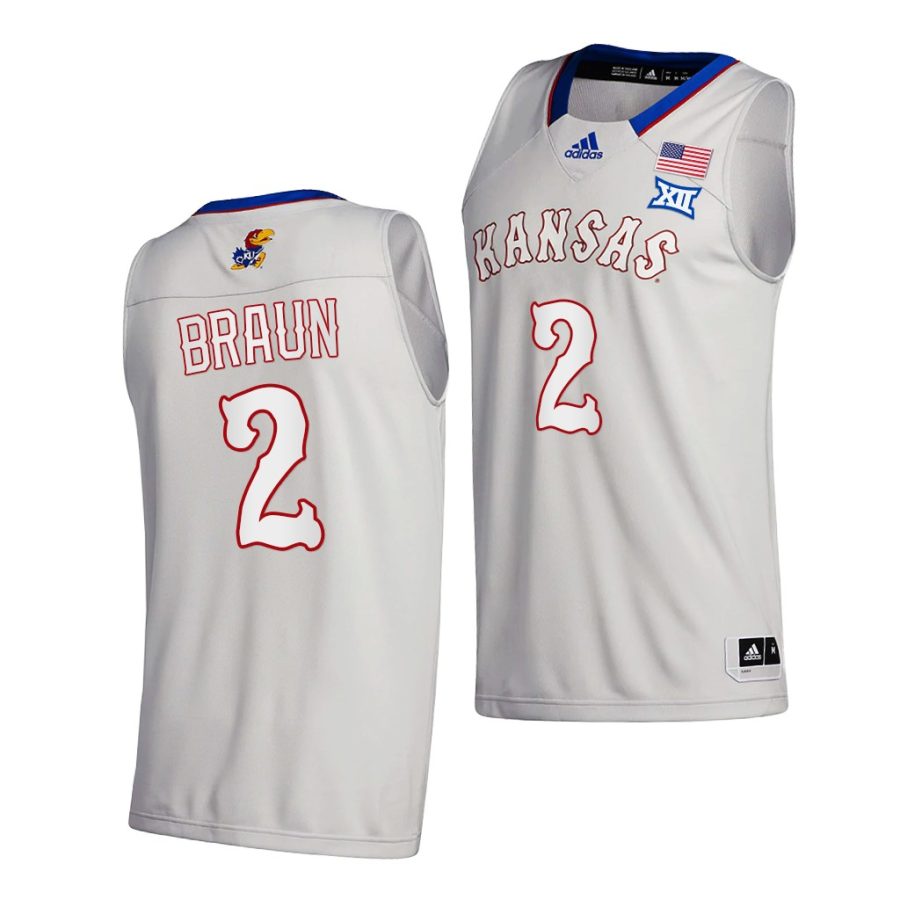 christian braun gray college basketball men jersey