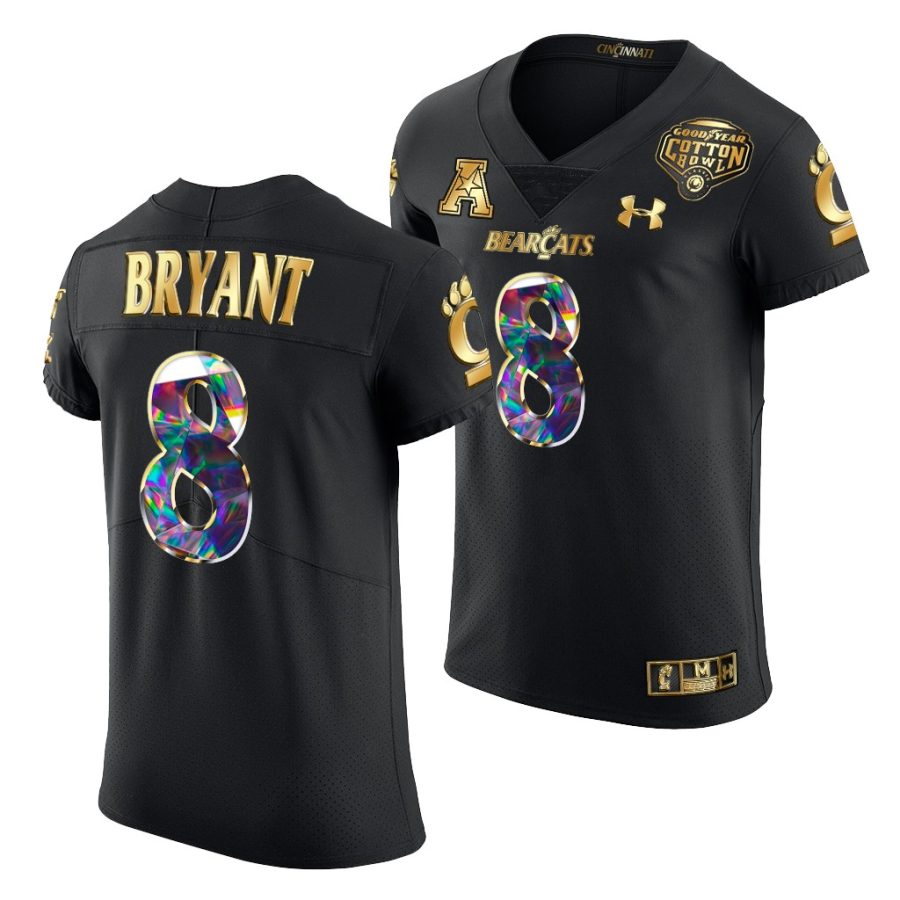 cincinnati bearcats coby bryant black 2021 cotton bowl classic honor kobe jersey