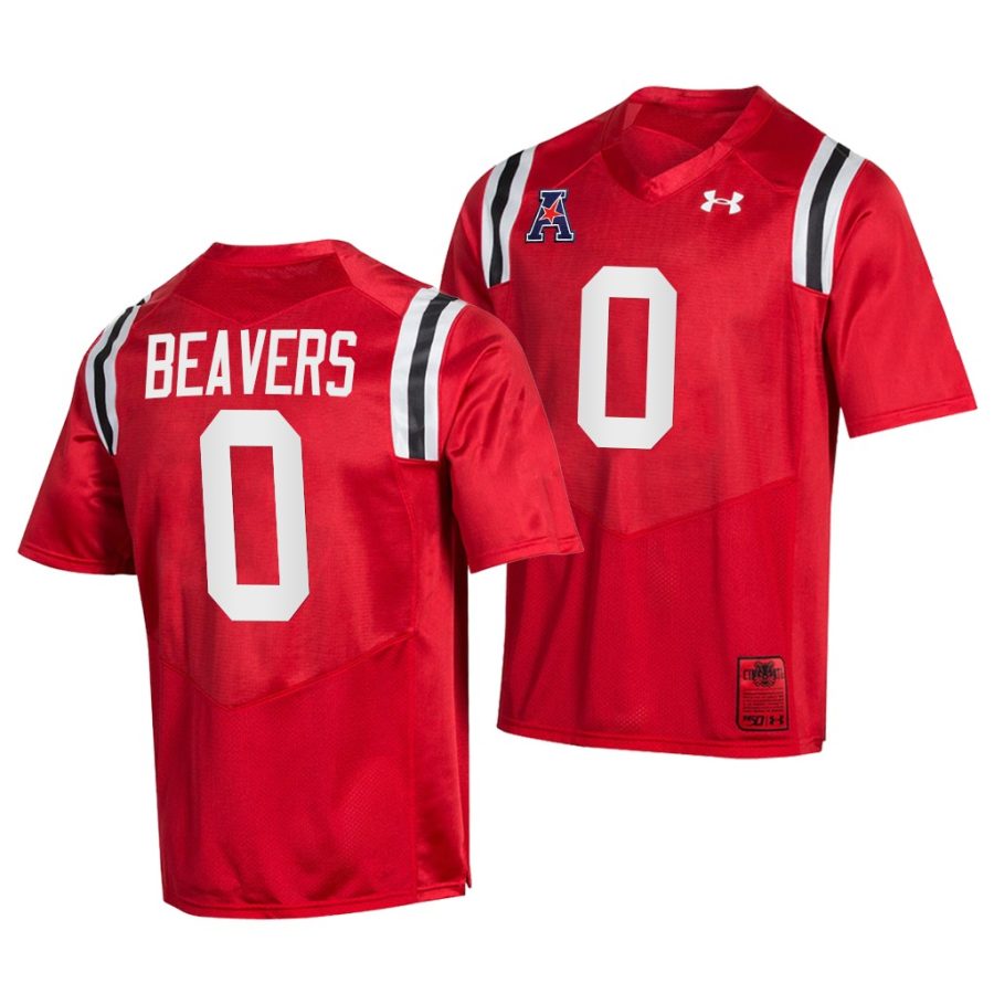 cincinnati bearcats darrian beavers red college football 150th anniversary men jersey