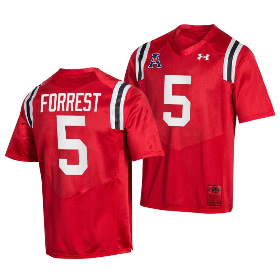 cincinnati bearcats darrick forrest red college football 150th anniversary men jersey