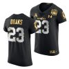 cincinnati bearcats gerrid doaks black 2021 peach bowl golden edition jersey