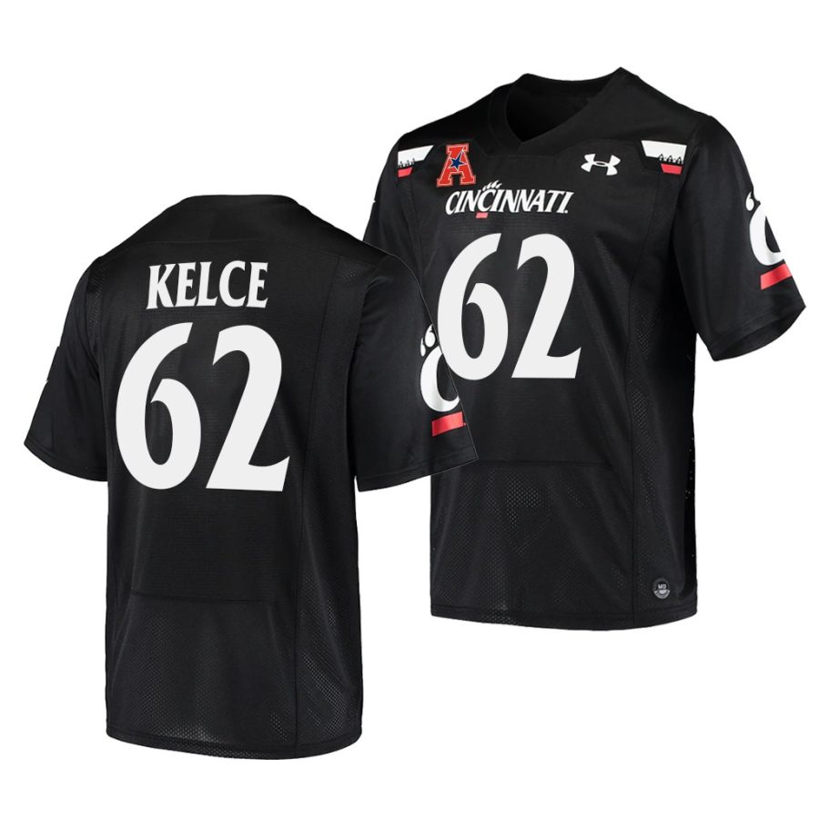 cincinnati bearcats jason kelce black college football nfl alumni jersey