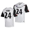 cincinnati bearcats jerome ford white college football men jersey