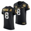 cincinnati bearcats michael young jr. black 2021 peach bowl golden edition jersey