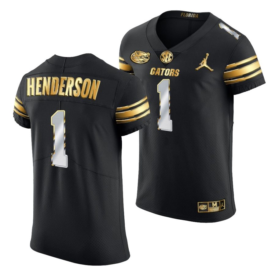 cj henderson black golden edition florida gators jersey