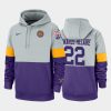 clyde edwards helaire gray purple rivalry therma performance college football hoodie