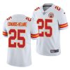 clyde edwards helaire white 2020 nfl draft men's jersey