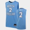 coby white carolina blue replica men's jersey