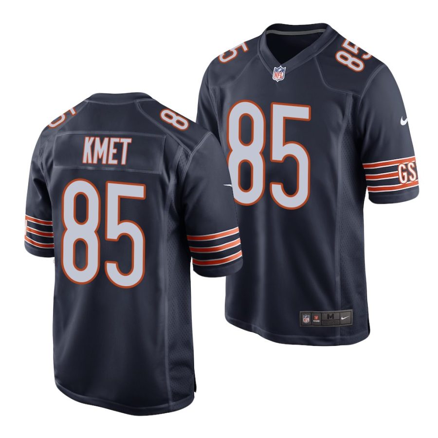 cole kmet navy 2020 nfl draft men's jersey