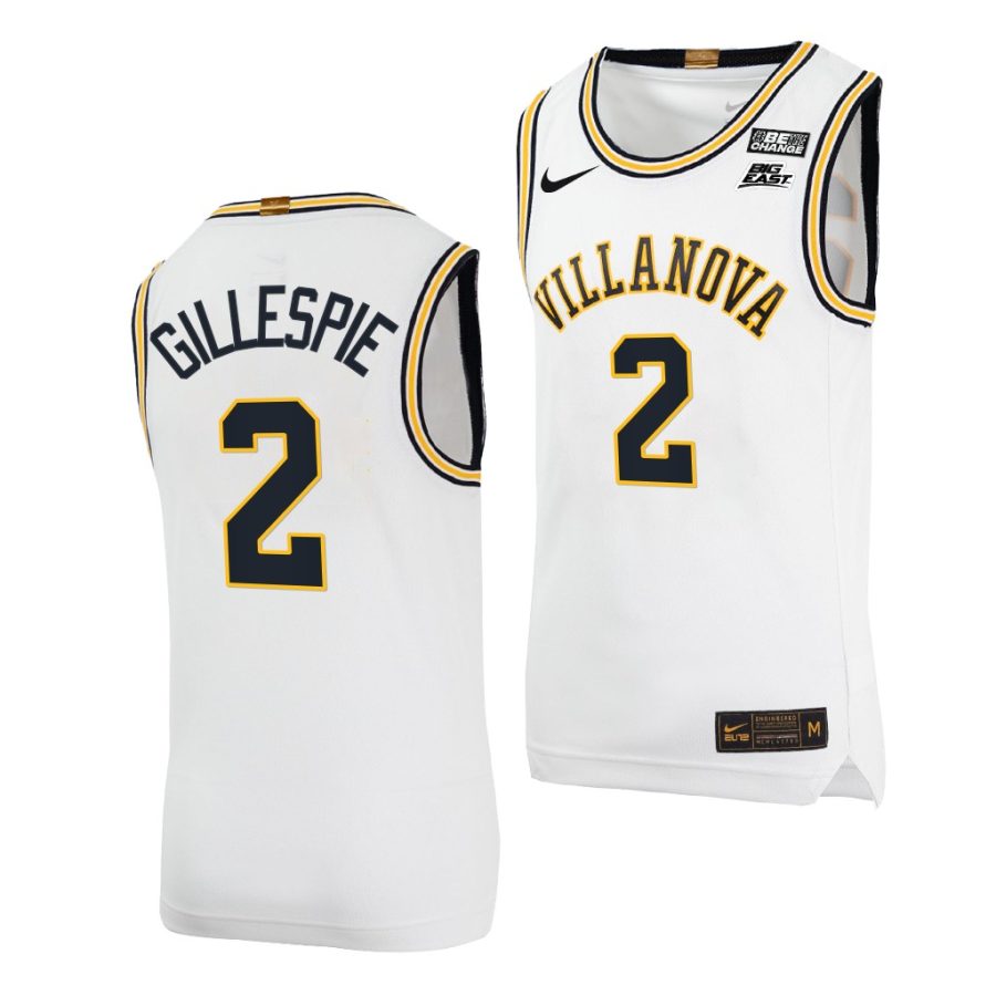 collin gillespie villanova wildcats throwback college basketball jersey