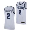 collin gillespie white college basketball villanova wildcats jersey