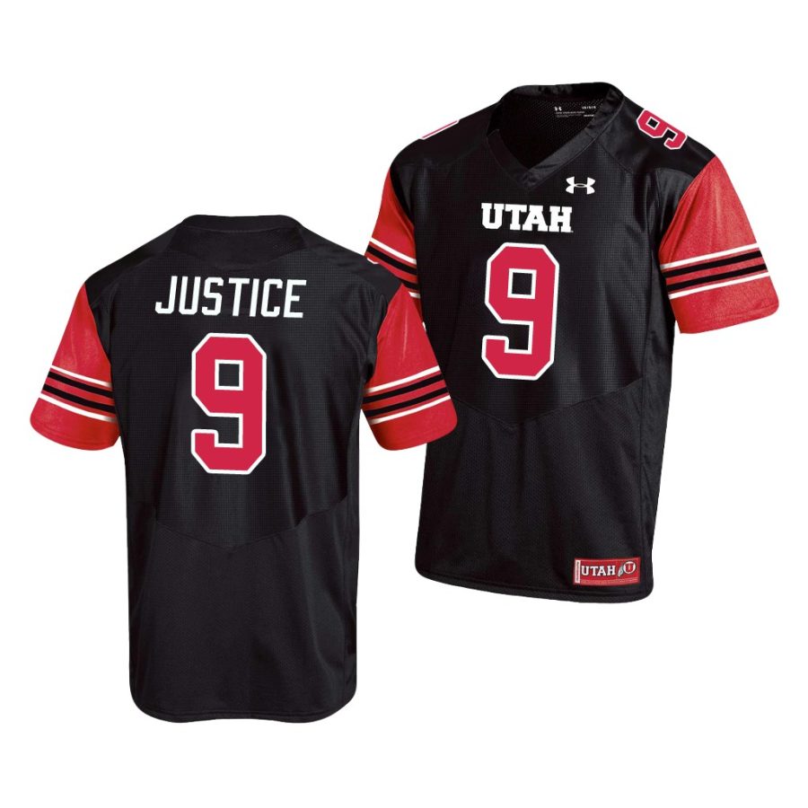 cooper justice black replica men's jersey