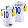 cooper kupp white super bowl lvi champions mvp rams jersey