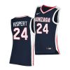 corey kispert gonzaga bulldogs navy elite 2020 21 college basketball jersey