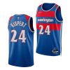 corey kispert wizards nba 75th season royal city edition gonzaga bulldogs 2021 draft jersey